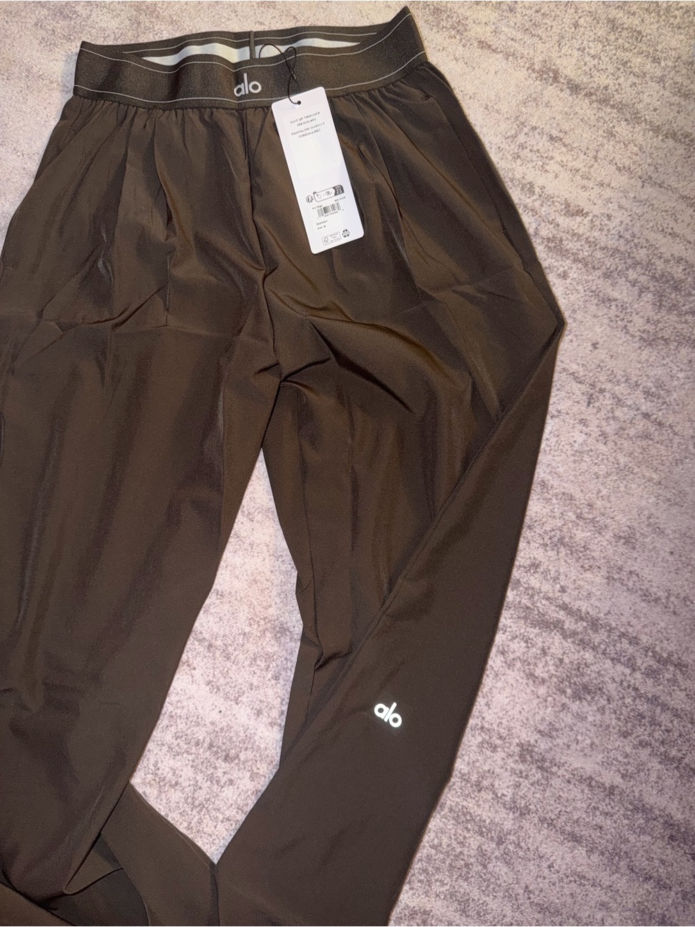 ALO Yoga Black High-Waist Active Shorts